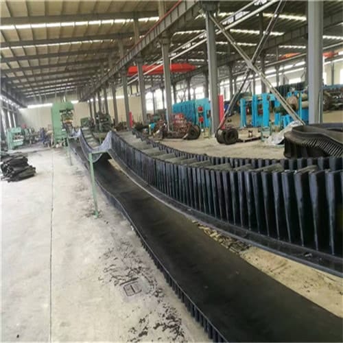 擋邊輸送帶廠家大傾角擋邊環形輸送帶-四月新品
